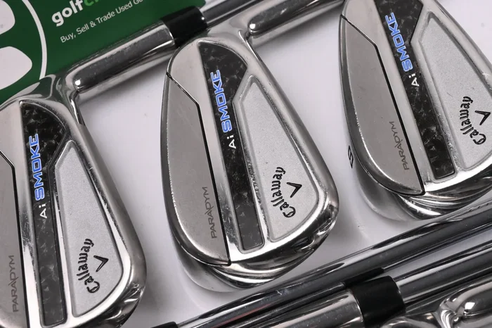 Callaway Paradym Ai Smoke Irons / 5-PW+AW+GW / Regular Flex AMT Red R300 Shafts
