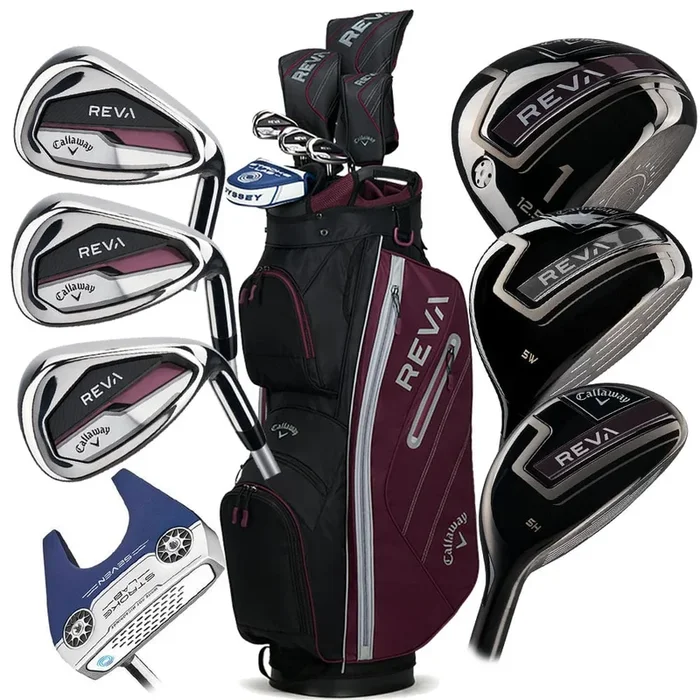 Callaway REVA 8-Piece Package Set – Eggplant- Ladies/Youth