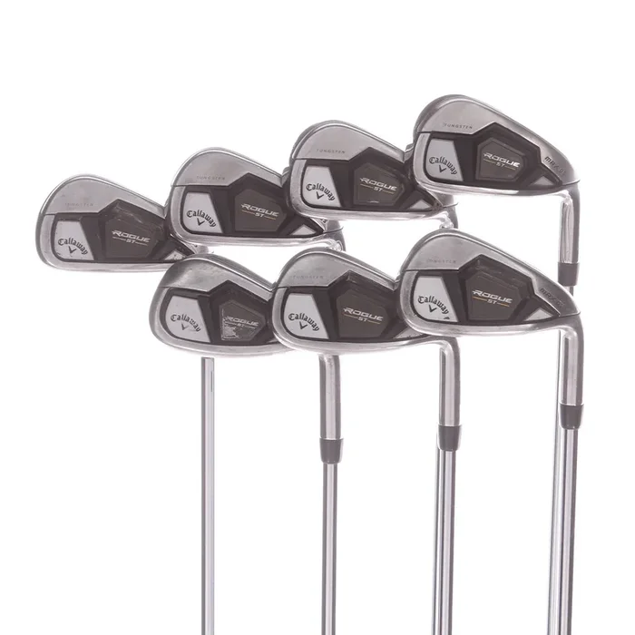 Callaway Rogue ST Max OS Steel Mens Right Hand Irons 4-PW Stiff – Elevate MPH 95 S