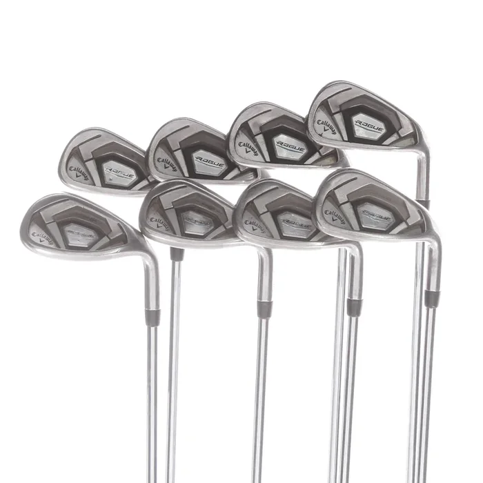 Callaway Rogue Steel Mens Right Hand Irons 5-GW Regular – True Temper XP 95g