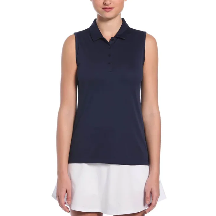 Callaway Sleeveless Tournament Golf Polo Peacoat – SP25 Women