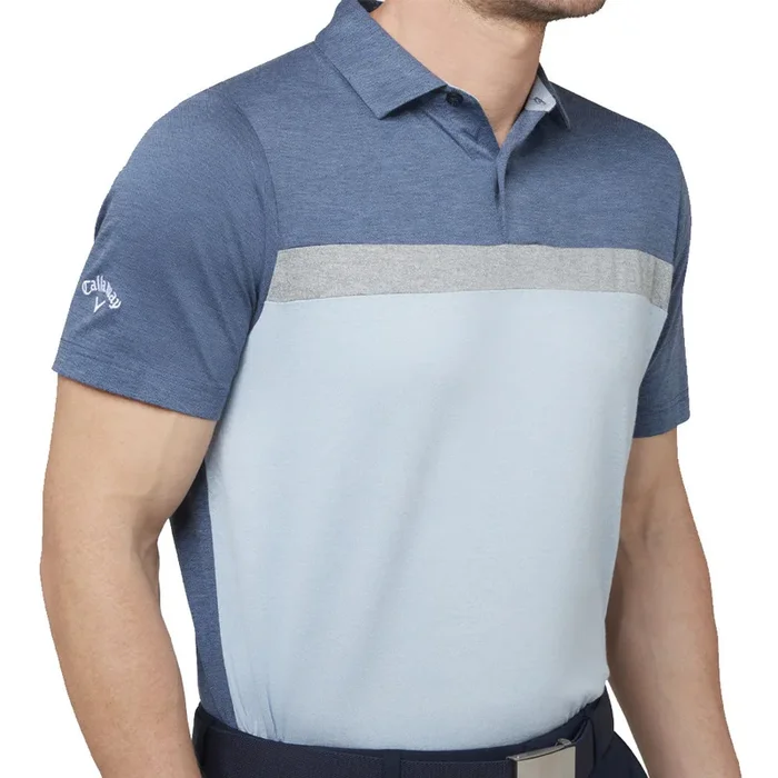 Callaway Soft Touch Colour Block Polo Shirt – Peacoat Heather