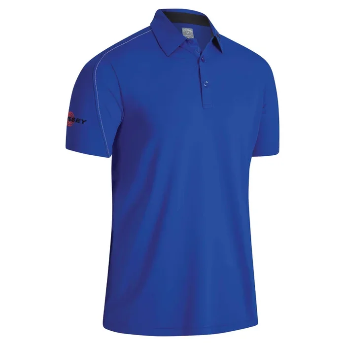 Callaway Stitched Colour Block Polo Shirt – Egyptian Blue
