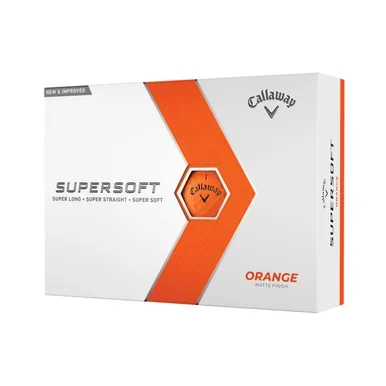 Callaway Supersoft Matte Orange Golf Balls – Dozen