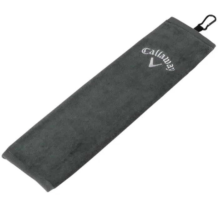Callaway Tri-Fold Golf Towel – Grey