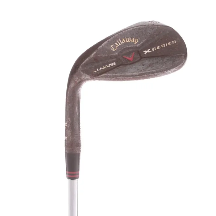 Callaway X-Series Jaws Steel Men’s Left Hand Gap Wedge 52 Degree Wedge Flex – Callaway