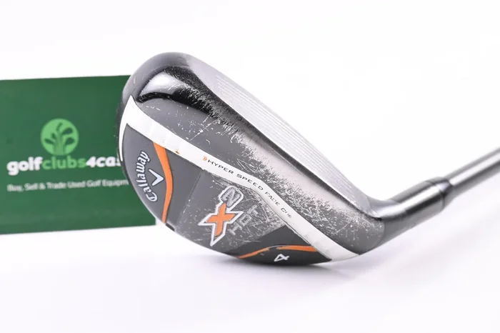 Callaway X2 Hot #4 Hybrid / 22 Degree / Regular Flex Aldila X2 Hot 60 Shaft