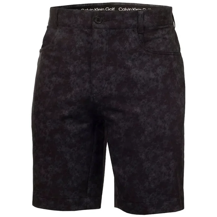 Calvin Klein Genius Printed Stretch Shorts – Black