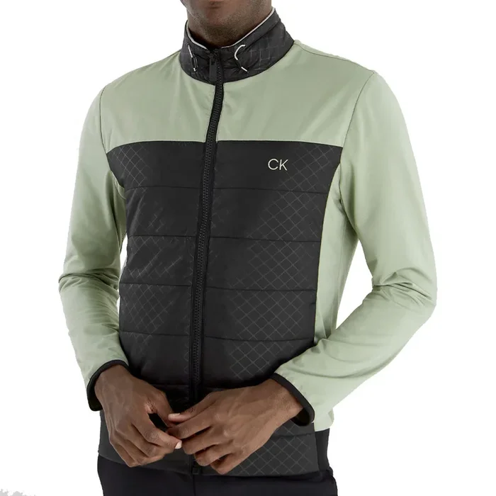 Calvin Klein Malden Hybrid Jacket – Cameo Green