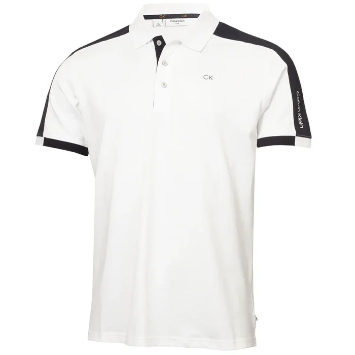 Calvin Klein Miles Polo Shirt – White/Navy