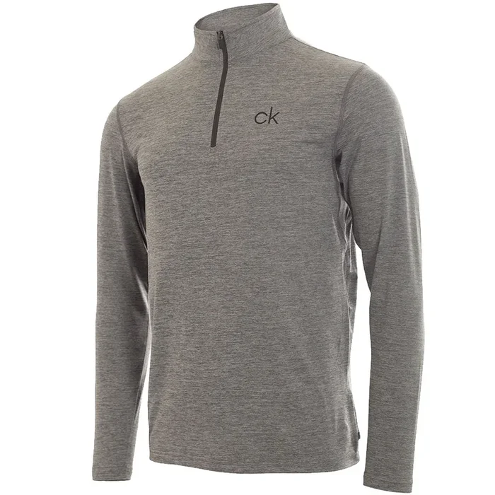 Calvin Klein Newport 1/2 Zip Pullover – Silver
