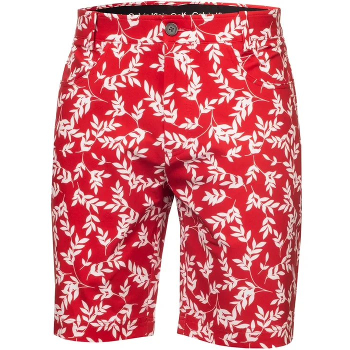 Calvin Klein Printed Genius Shorts – Red/White