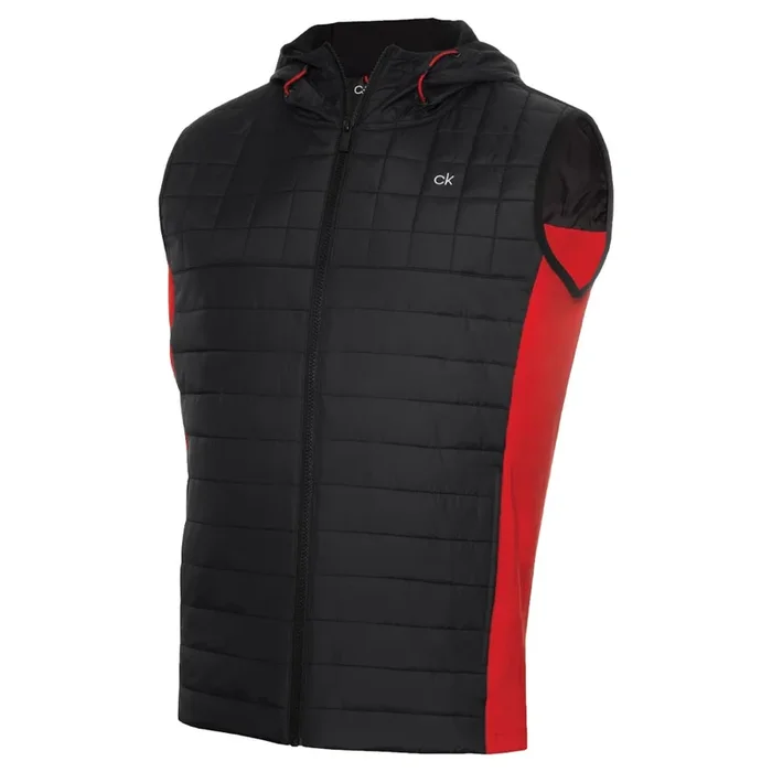Calvin Klein Vardon Hybrid Gilet – Power Red/Black