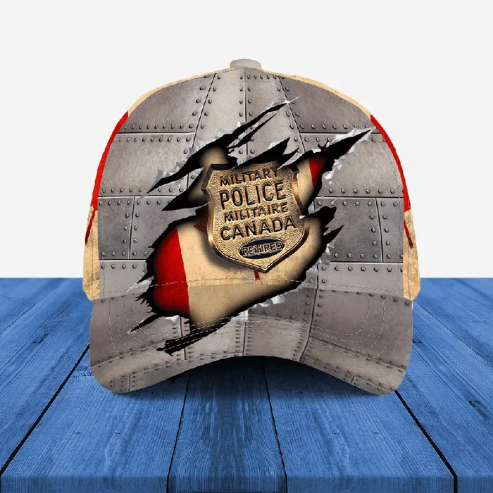 Canada Police Logo And Flag Unisex Cap – Fanshubus.com