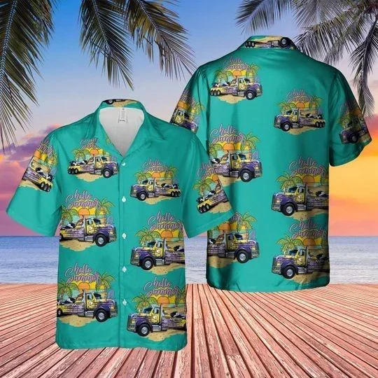 Canada Truck Hawaiian Shirt- For men and women – Fanshubus – Fanshubus.com