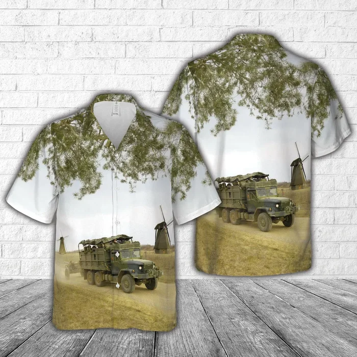 Canadian Army Medium Logistics Vehicle Wheeled (MLVW) Truck Hawaiian Shirt – Fanshubus.com