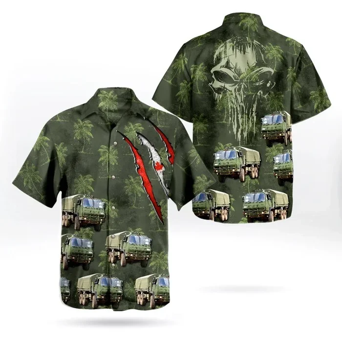 Canadian Army MSVS Truck Hawaiian Shirt – Fanshubus.com