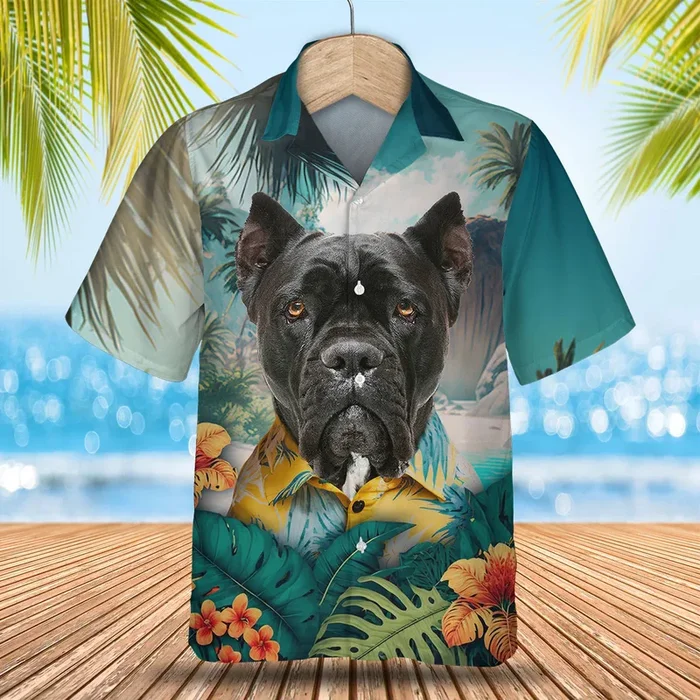 Cane Corso – 3D Tropical Hawaiian Shirt – Fanshubus.com