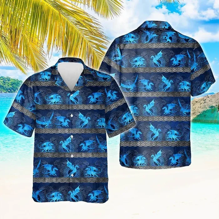 Celtic Dragon Hawaiian Shirt THH3177HW – For Men and Women Fanshubus – Fanshubus.com