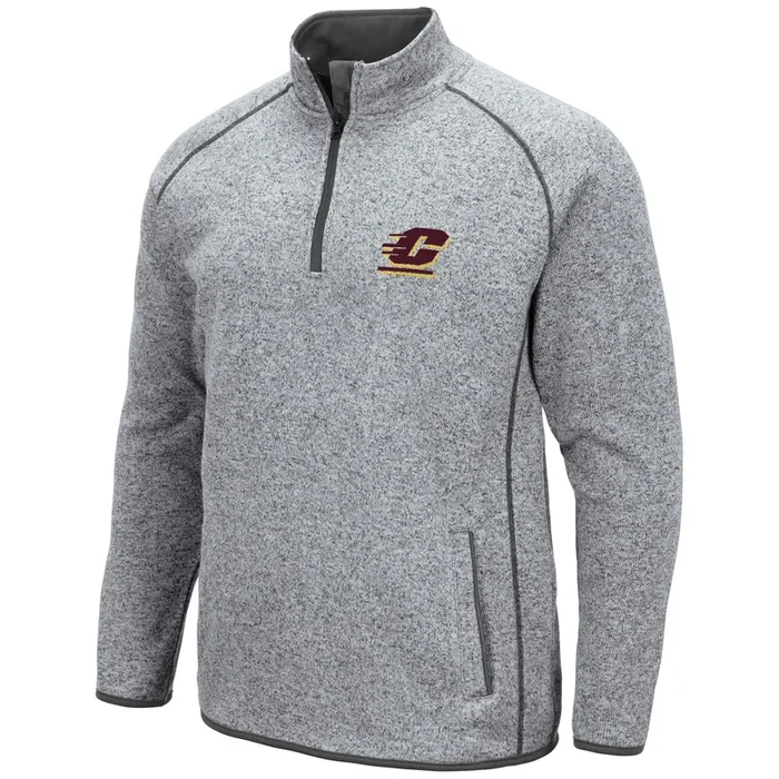 Central Michigan NCAA Colosseum Men’s Quarter-Zip Pullover Shirt