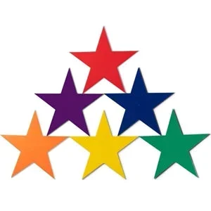 Champion Sports Poly Star Marker Set