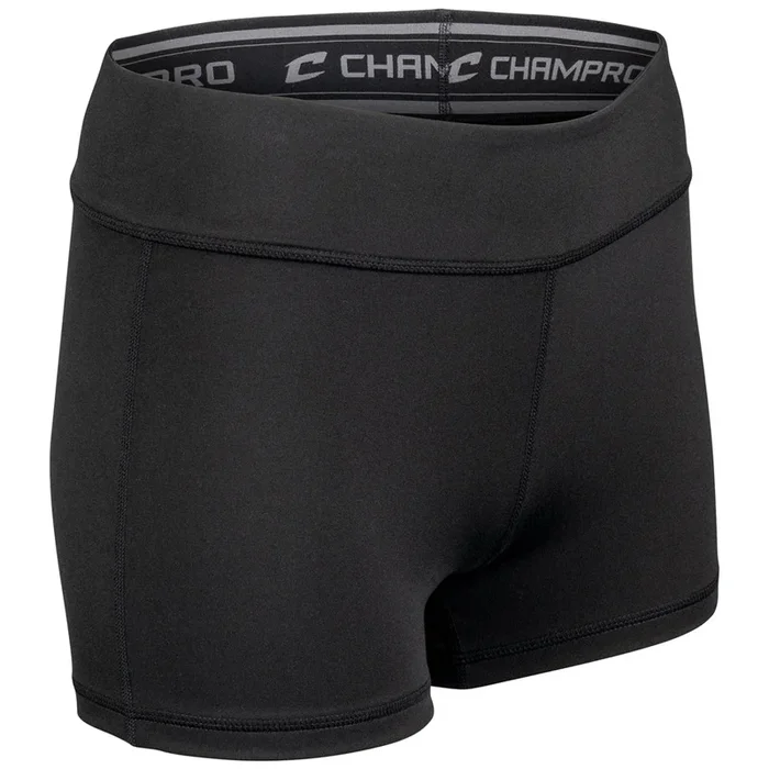 Champro Girl’s Match Compression 3″ Volleyball Shorts