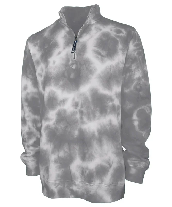 Charles River Men’s Crosswind Quarter Zip Sweatshirt (Tie-Dye)