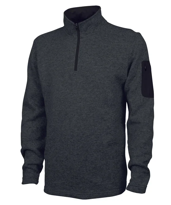Charles River Men’s Heathered Fleece Pullover