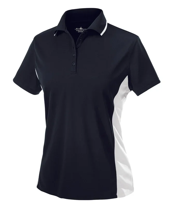 Charles River Women’s Color Blocked Wicking Polo