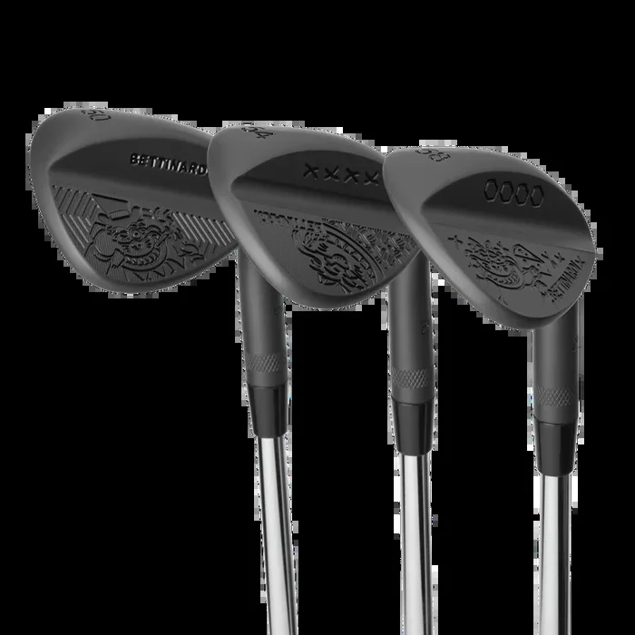Cheesy Gangster Fat Cat Blackout Wedge Set (50°, 54°, 58°)
