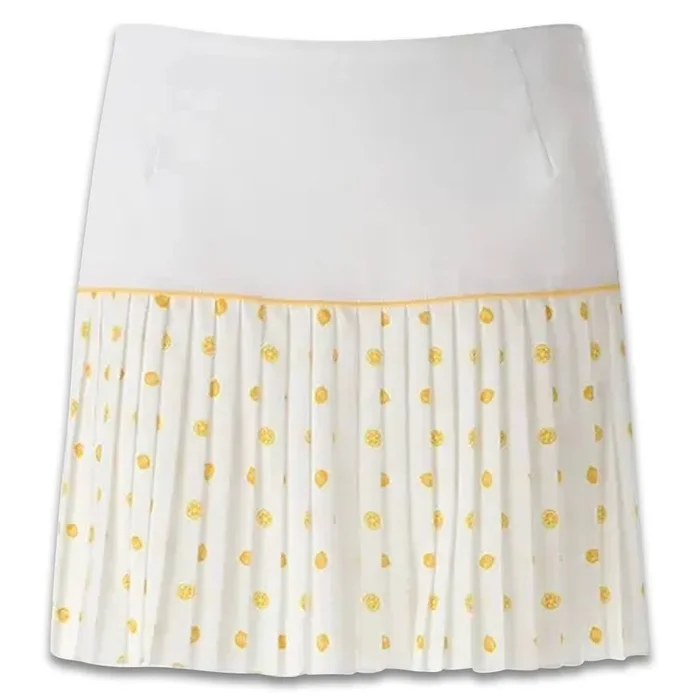 Chervo Jupon Golf Skirt Limoni White – SS22 Women