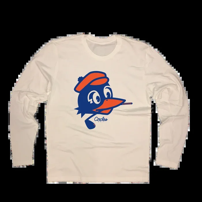 Chirps Golf Club In Mouth Logo – Long Sleeve T-Shirt