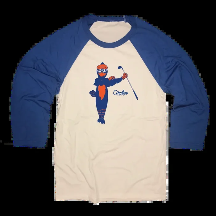 Chirps Golf Club Twirl Baseball Style Raglan Shirt