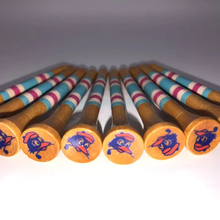 Circles Golf Logo Tees 10 Pack – Natural – Cotton Candy