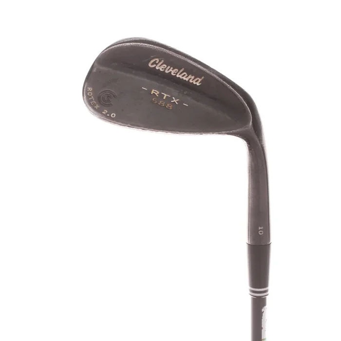 Cleveland 588 RTX Black Pearl Graphite Mens Right Hand Gap Wedge 50 Degree 10 Bounce Wedge – Miyazaki 95 WDG