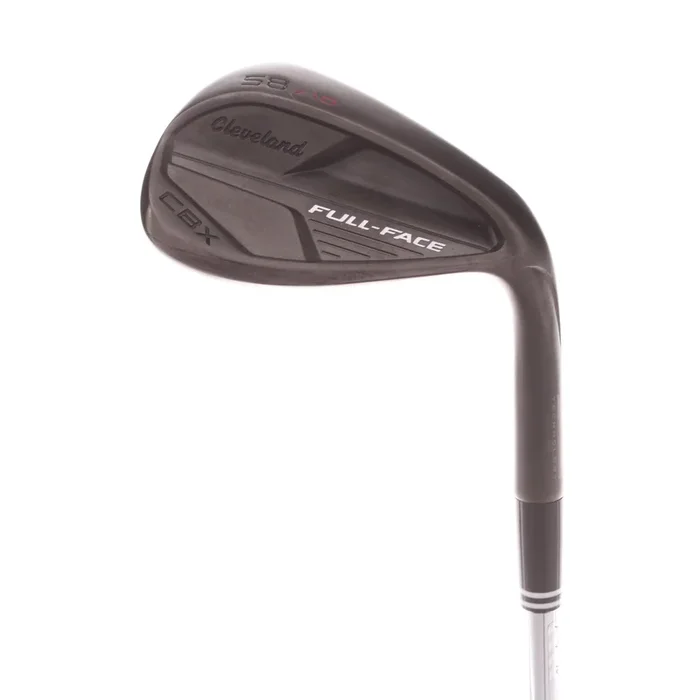 Cleveland CBX Full Face Black Satin Steel Mens Right Hand Lob Wedge 58 Degree 10 Bounce Wedge – Dynamic Gold 115