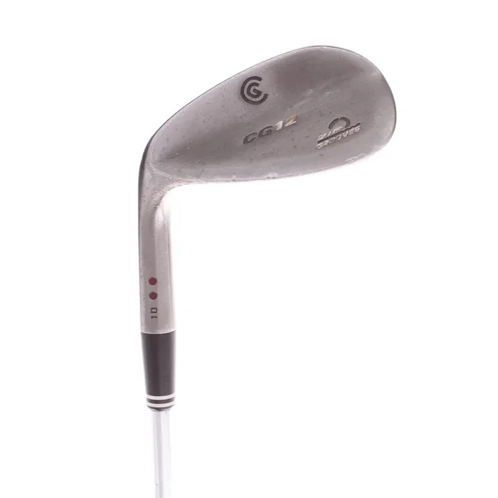 Cleveland CG12 Steel Men’s Left Hand Gap Wedge 52 Degree 10 Bounce Wedge Flex – Cleveland Golf Traction