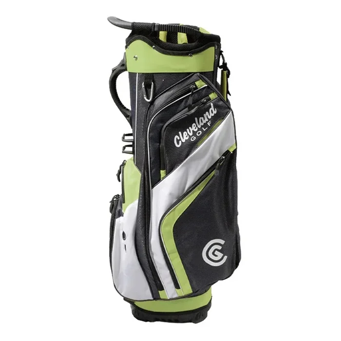 Cleveland Friday Cart Bag – Charcoal/Lime/White
