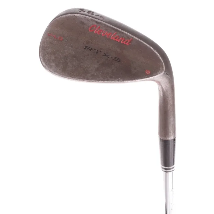 Cleveland RTX 3 VLG Steel Men’s Right Hand Lob Wedge 58 Degree 6 Bounce Wedge – Dynamic Gold
