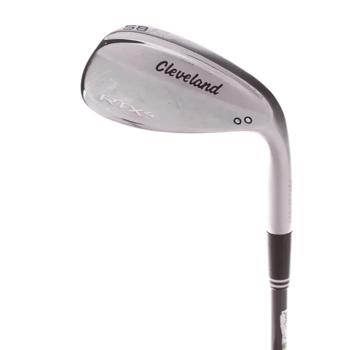Cleveland RTX 4 Mid Grind Tour Chrome Graphite Mens Right Hand Lob Wedge 58 Degree 9 Bounce Senior – Miyazaki