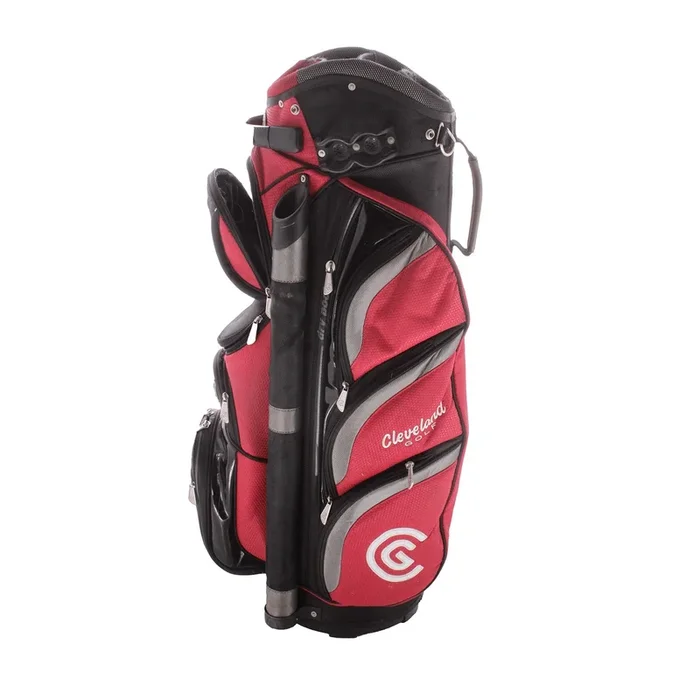 Cleveland Second Hand Cart Bag – Black/Red