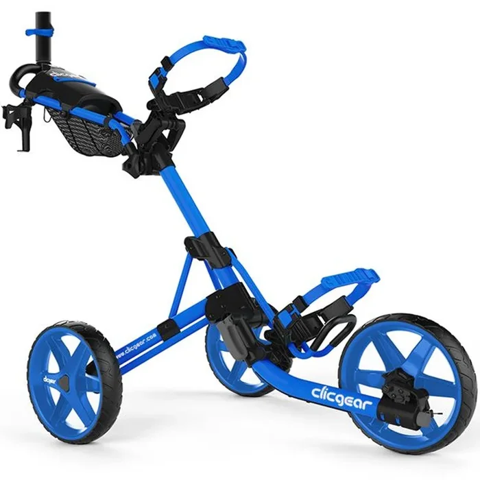 Clicgear 4.0 3-Wheel Push Trolley – Blue