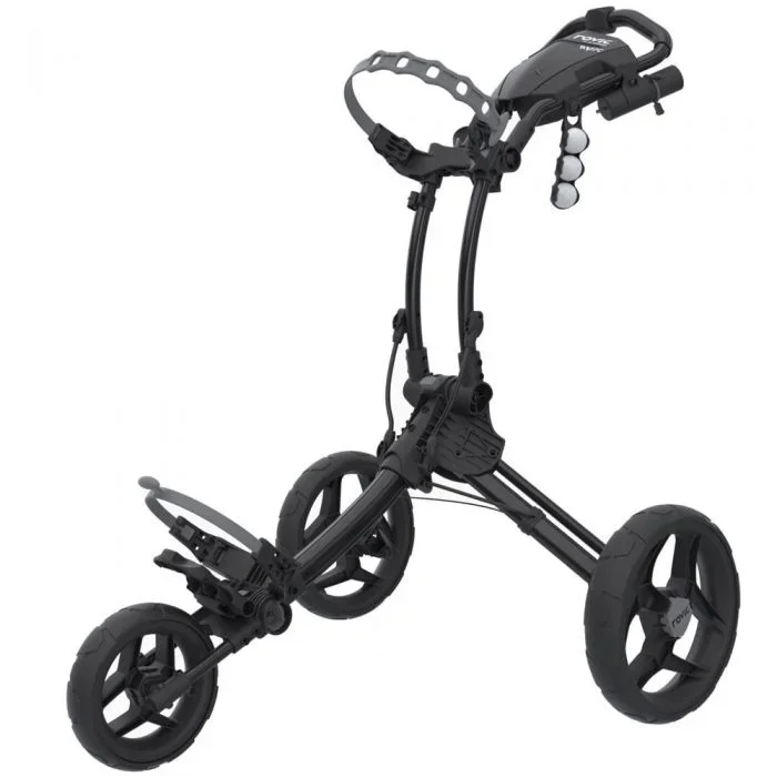 Clicgear Rovic RV1C Compact 3-Wheel Push Trolley – Charcoal