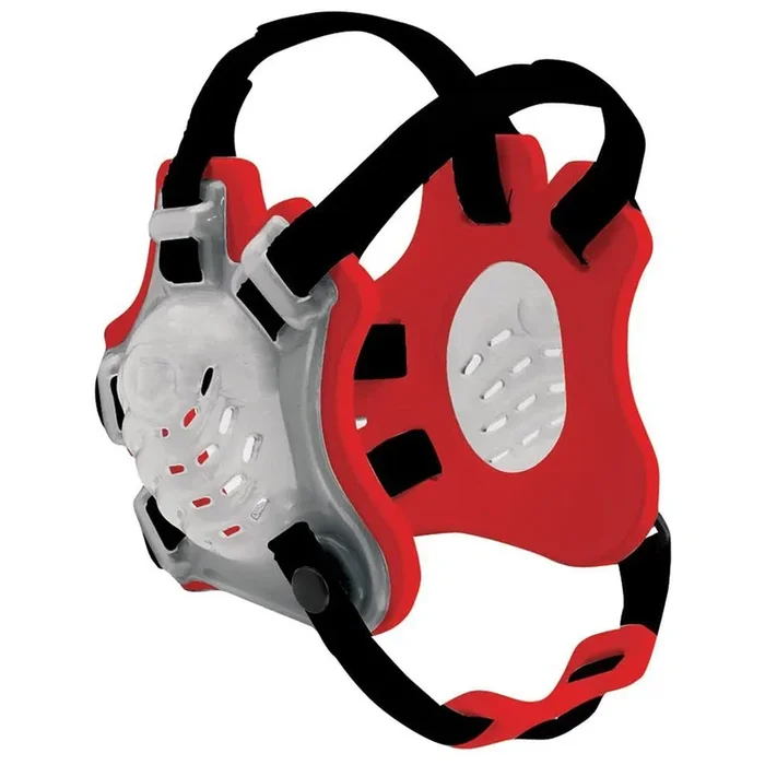 Cliff Keen – Tornado Series Youth Wrestling Headgear – Translucent/Scarlet