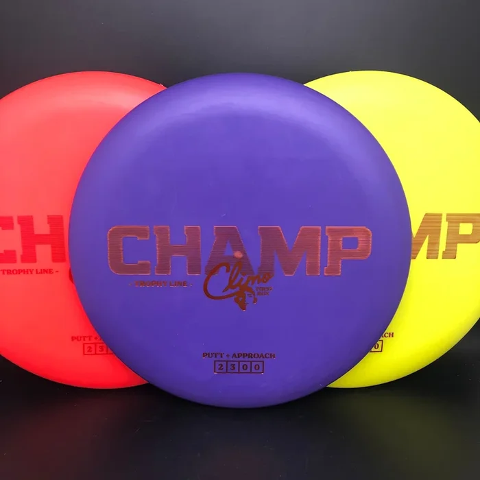 Climo Disc Golf Trophy Line Champ First Run