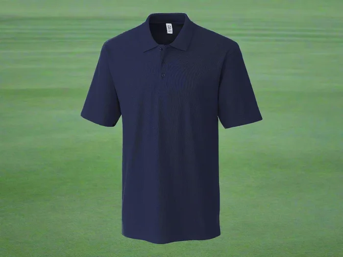 Clique Addison All Cotton Pique Short Sleeve Mens Polo Navy