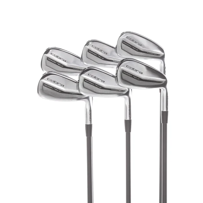 Cobra Forged Tec-X Graphite Mens Right Hand Irons 5-PW Regular – KBS PGI 60