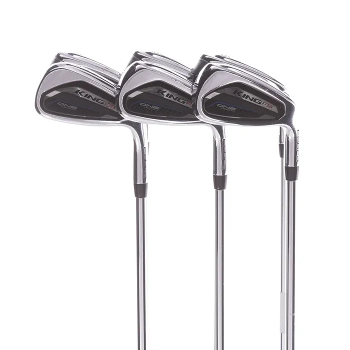 Cobra King F9 One Length Steel Men’s Right Irons 5-PW Regular – KBS Tour
