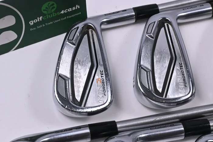 Cobra King Forged Tec Irons / 4-PW / Stiff Flex Steel Shafts