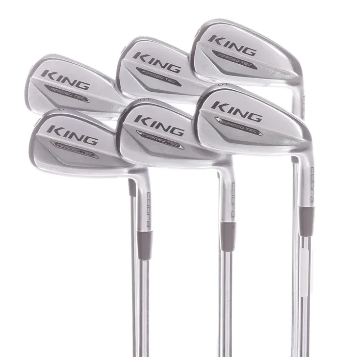 Cobra King Forged Tec Steel Mens Right Hand Irons 5-PW Stiff – KBS $-Taper Lite S